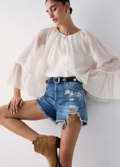 Blusa in mussola