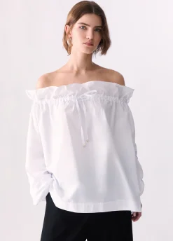 Blusa in popeline