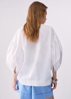 Blusa in popeline