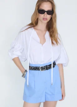 Blusa in popeline