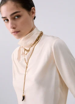 Blusa in raso