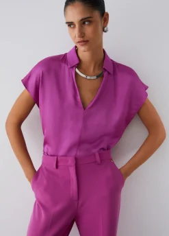 Blusa in raso