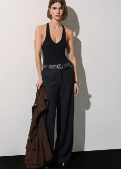Body con inserto in pizzo
