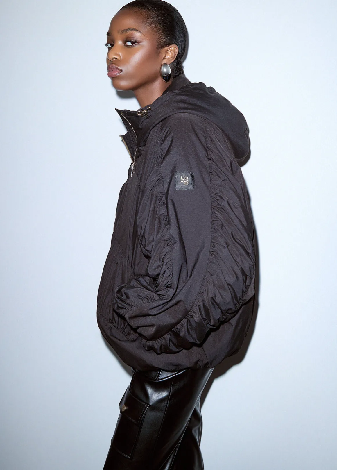 Bomber oversize in nylon