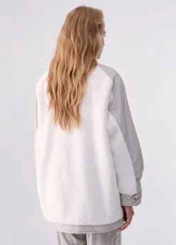 Bomber oversize in teddy