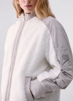 Bomber oversize in teddy