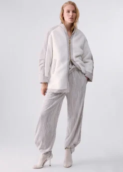 Bomber oversize in teddy