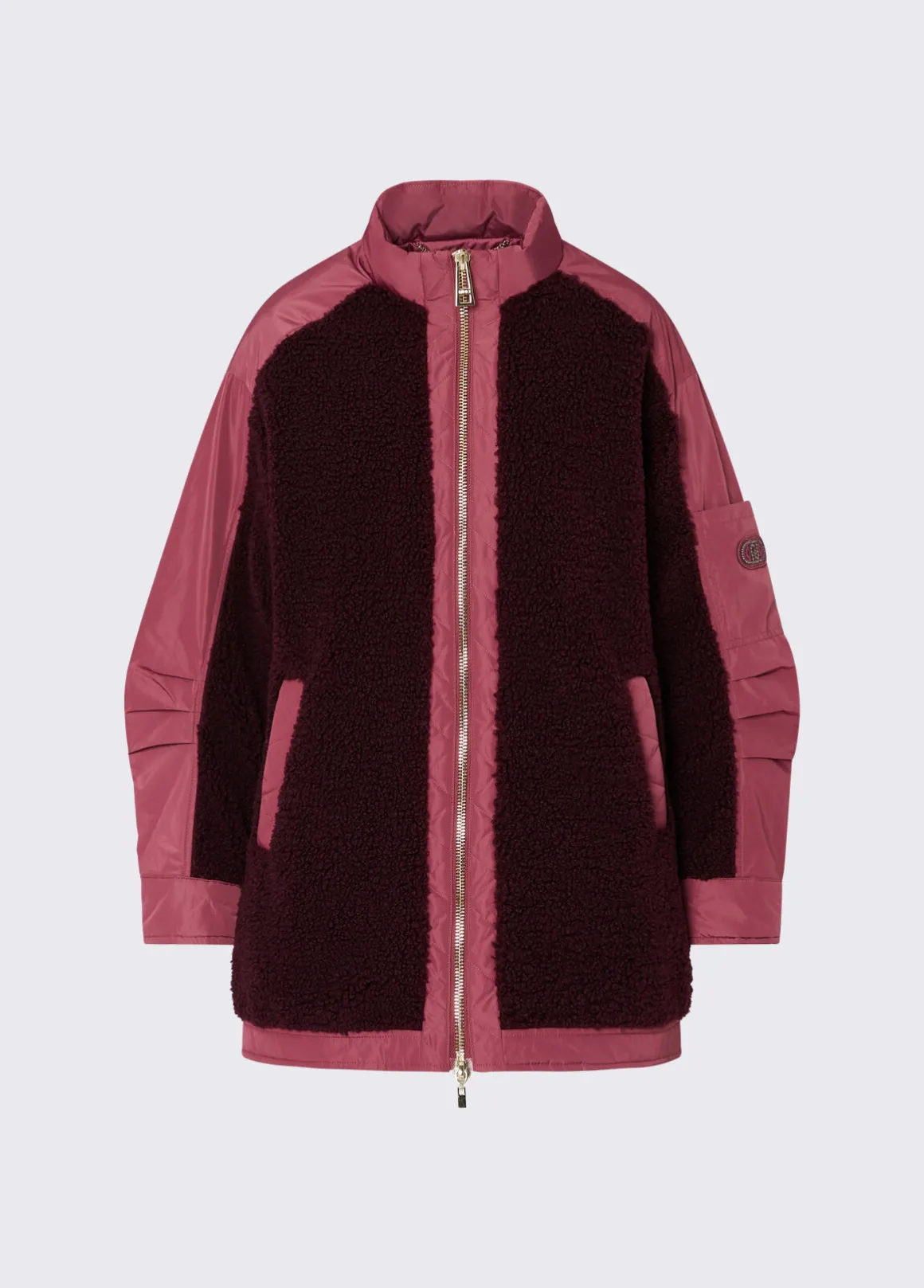 Bomber oversize in teddy