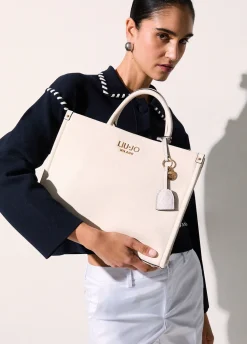 Borsa a mano media con charm