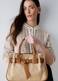 Borsa a mano piccola in jacquard