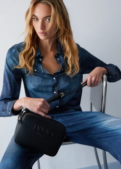 Borsa a tracolla con logo
