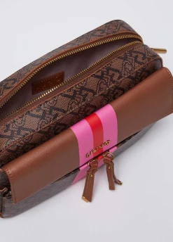 Borsa a tracolla media con charm