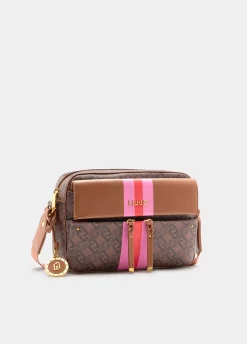 Borsa a tracolla media con charm
