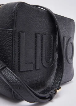 Borsa a tracolla media con charm