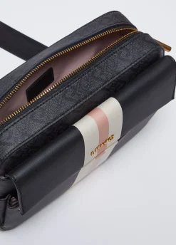Borsa a tracolla media con tasca