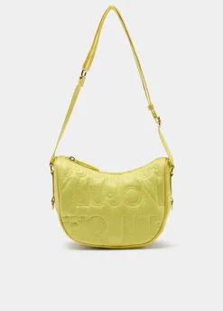 Borsa a tracolla media in nylon opaco
