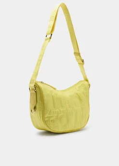 Borsa a tracolla media in nylon opaco