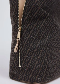 Borsa grande con logo monogram