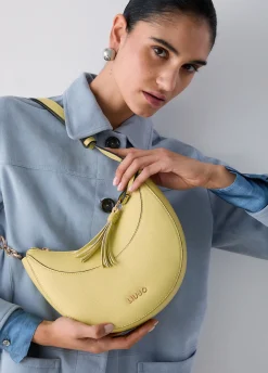 Borsa hobo media con charm
