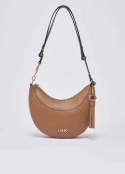 Borsa hobo media con charm