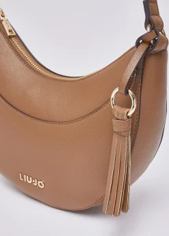Borsa hobo media con charm