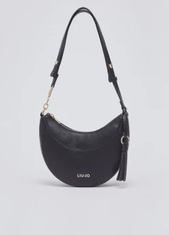 Borsa hobo media con charm