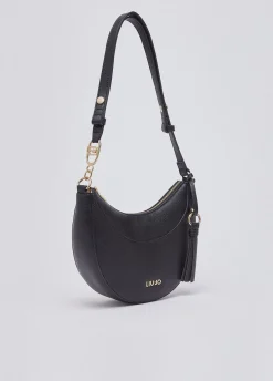 Borsa hobo media con charm