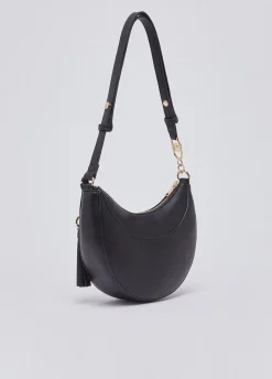 Borsa hobo media con charm