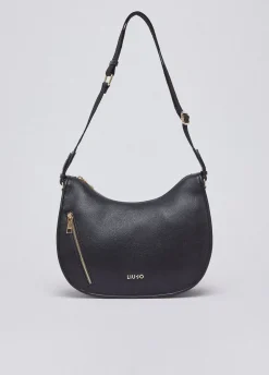 Borsa hobo media con zip