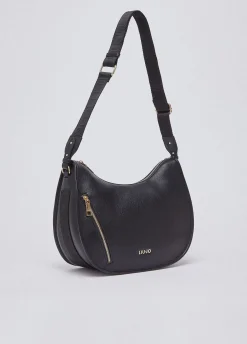 Borsa hobo media con zip
