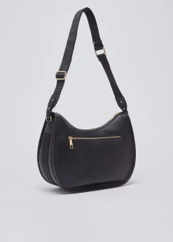 Borsa hobo media con zip