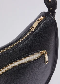 Borsa hobo media con zip