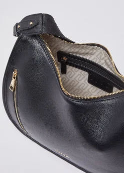 Borsa hobo media con zip