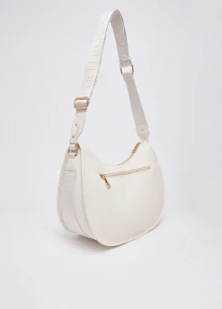 Borsa hobo media con zip