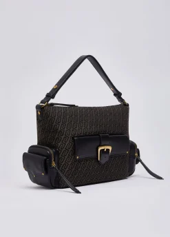 Borsa hobo media monogram
