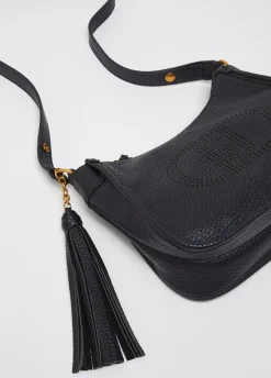 Borsa hobo piccola con charm