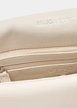 Borsa LaPuffy media con perle