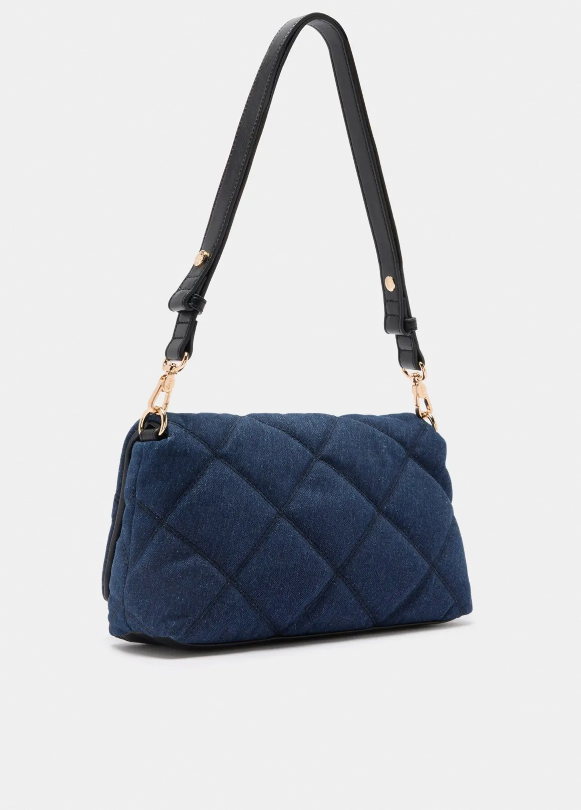 Borsa LaPuffy media in denim