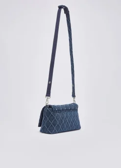 Borsa LaPuffy media in denim
