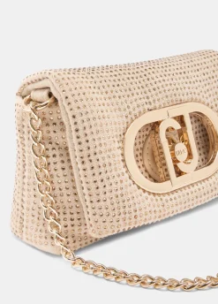 Borsa LaPuffy mini con strass