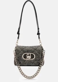 Borsa LaPuffy piccola con paillettes