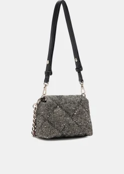 Borsa LaPuffy piccola con paillettes