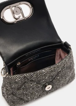 Borsa LaPuffy piccola con paillettes