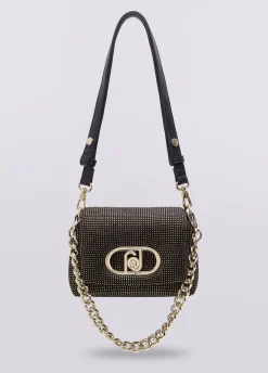 Borsa LaPuffy piccola con strass