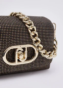 Borsa LaPuffy piccola con strass