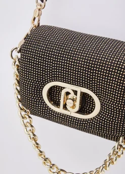 Borsa LaPuffy piccola con strass
