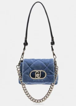 Borsa LaPuffy piccola in velluto