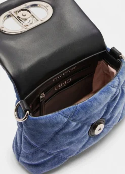 Borsa LaPuffy piccola in velluto