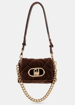 Borsa LaPuffy piccola in velluto