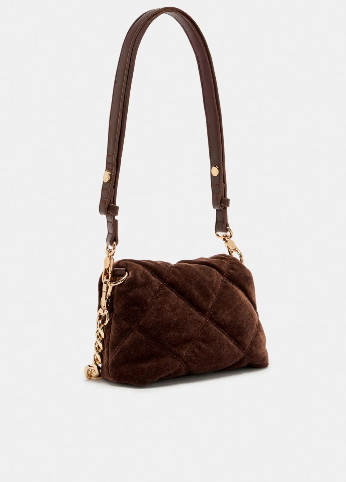 Borsa LaPuffy piccola in velluto